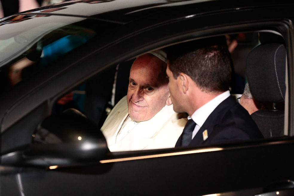 El papa ya está en Antioquia y viajará por tierra hasta Medellín