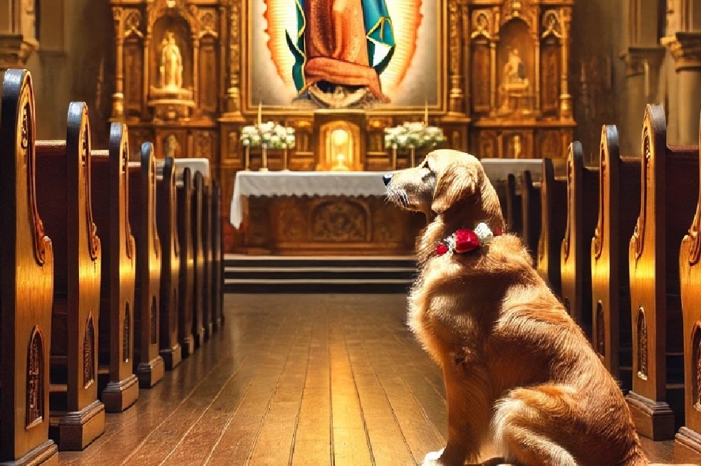 El sacerdote que convirtió su iglesia en un refugio para perros sin hogar