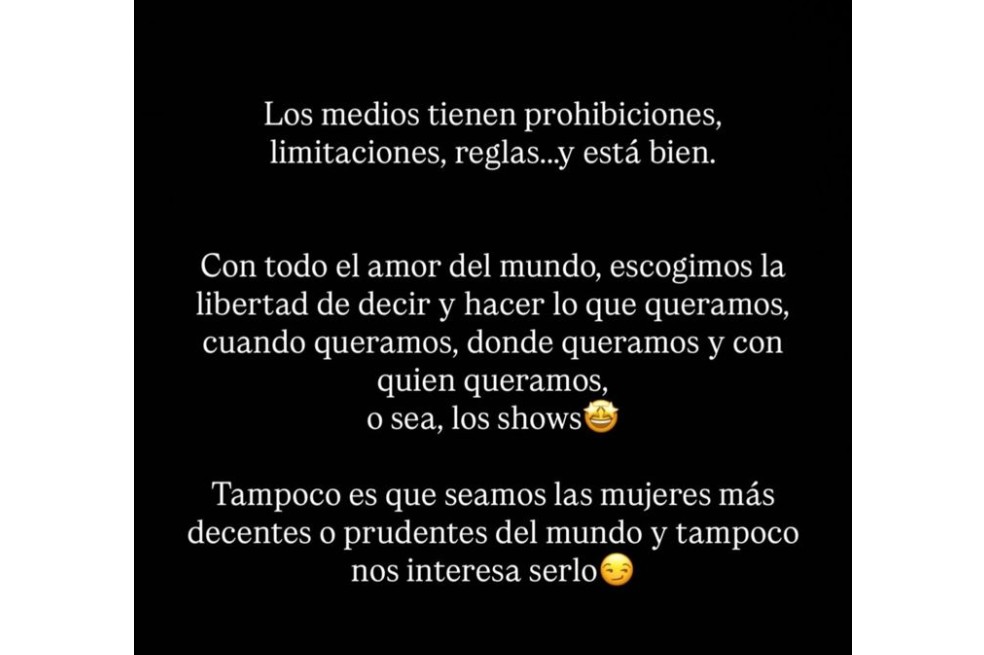 Valentina Taguado se pronunció en sus redes sociales.