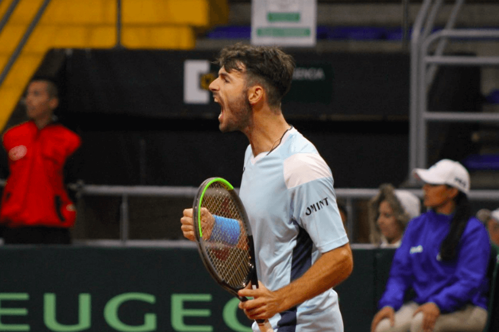Londero le ganó a Giraldo e igualó la serie entre Colombia y Argentina
