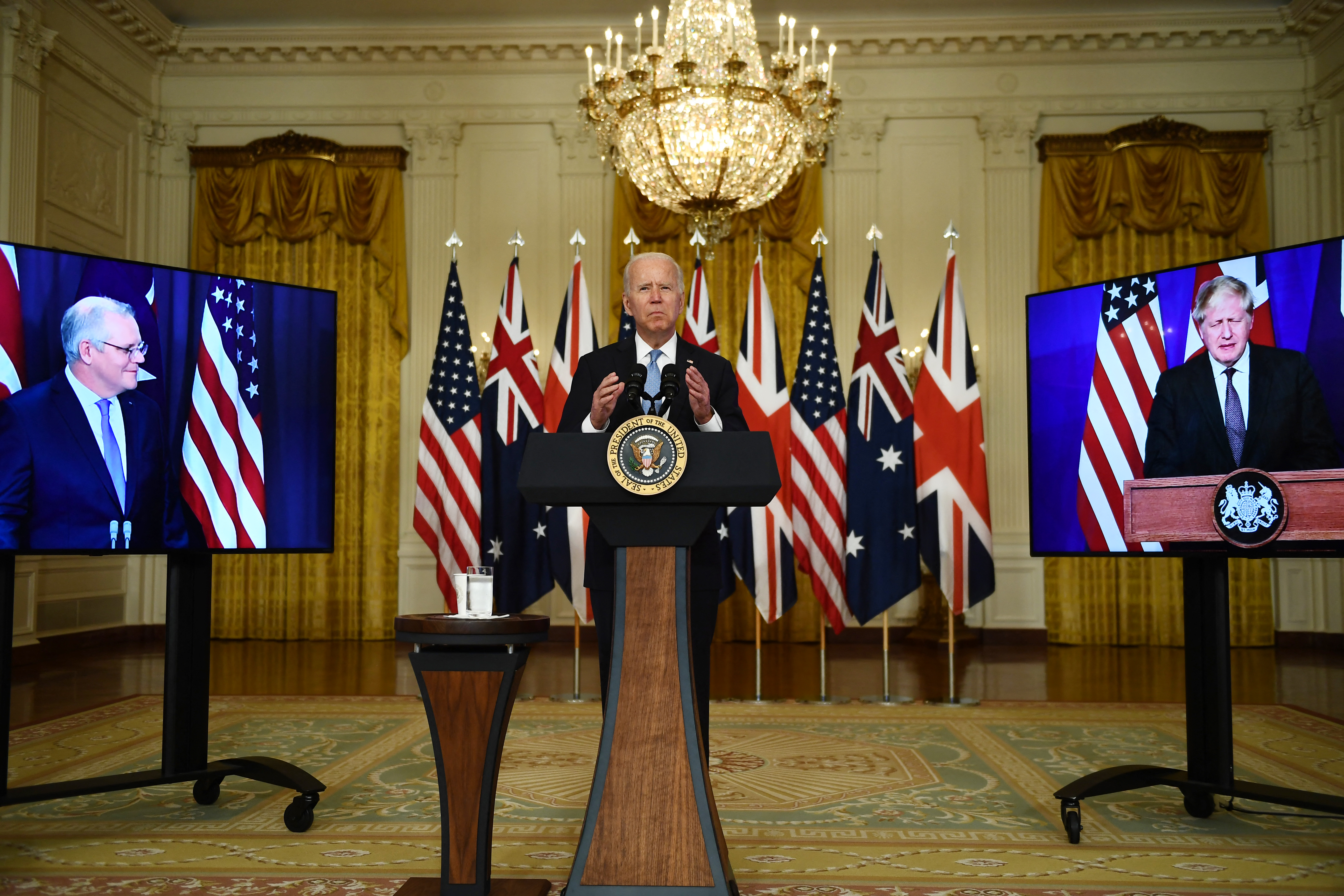La alianza de Biden con Australia y Reino Unido que no le gustó a China