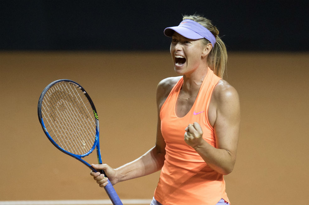 Sharapova y Carla Suárez superan la segunda ronda en Stuttgart