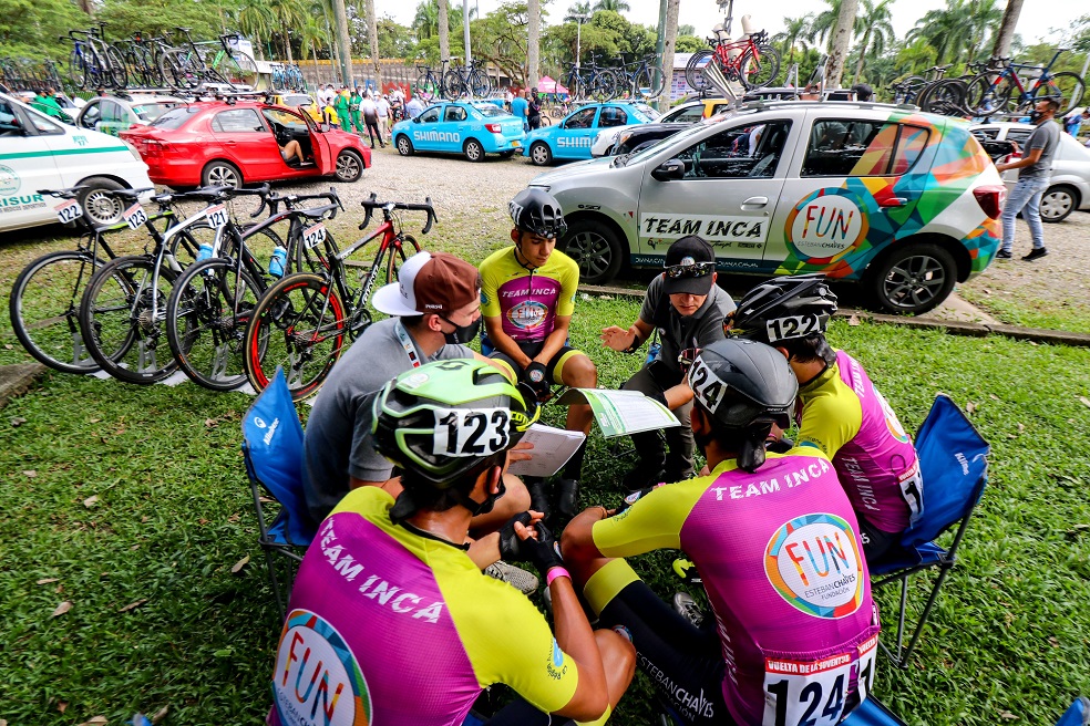 La alianza entre FUN y el Team INCA tiene un gran arranque en la Vuelta de la Juventud
