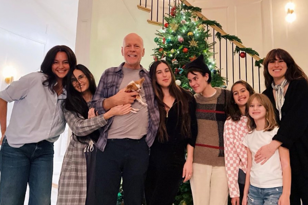 El actor de 'Duro de matar' ha estado cobijado por su familia: su ex Demi Moore, su actual esposa Emma Heming y sus 5 hijas.