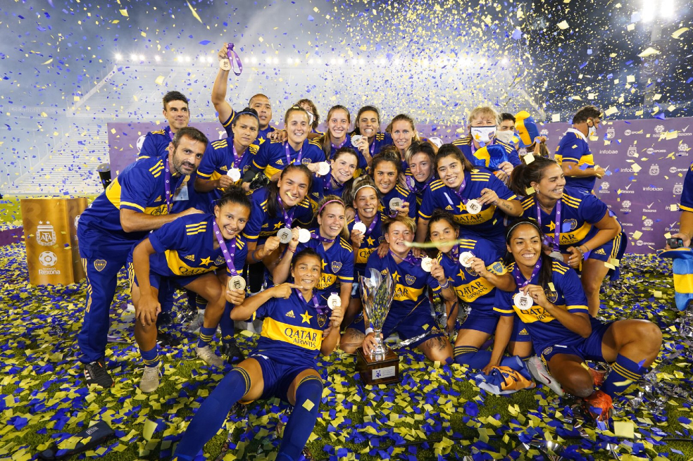Boca goleó a River y es el primer campeón del fútbol profesional femenino argentino