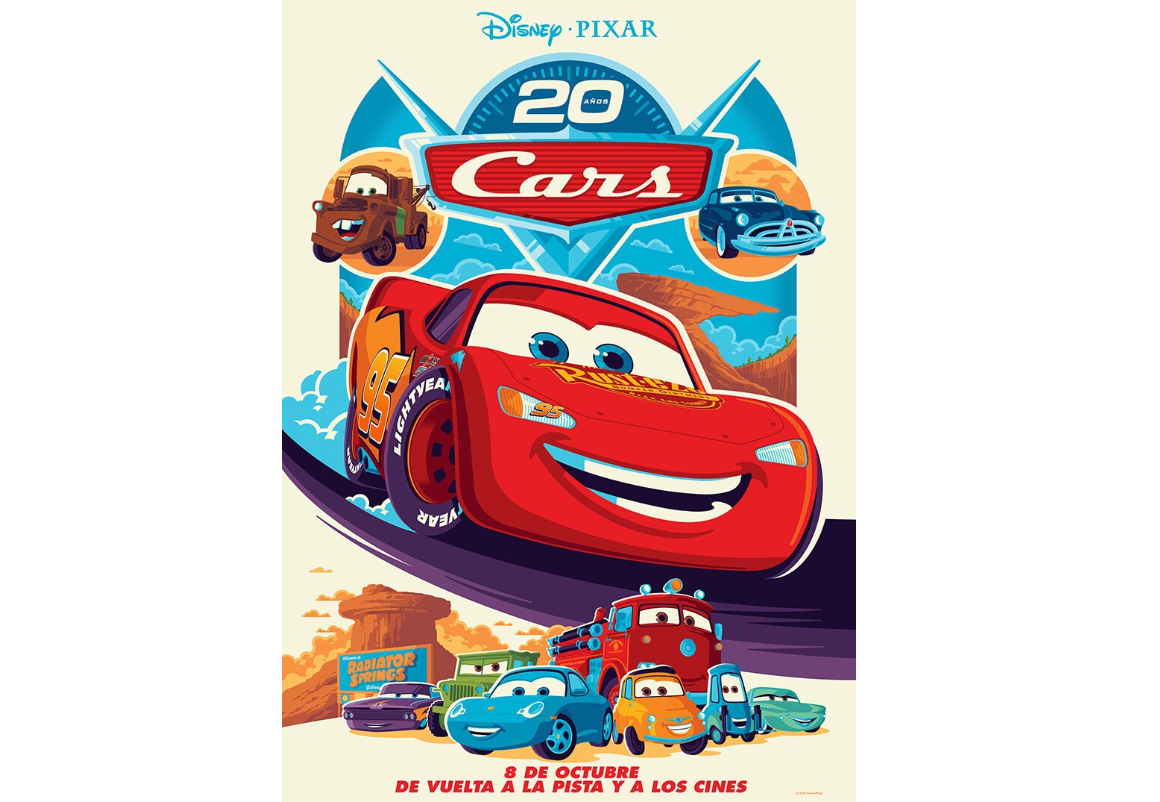 ‘Cars’ cumple 20 años y prepara una sorpresa que sus fans podrán disfrutar en cines