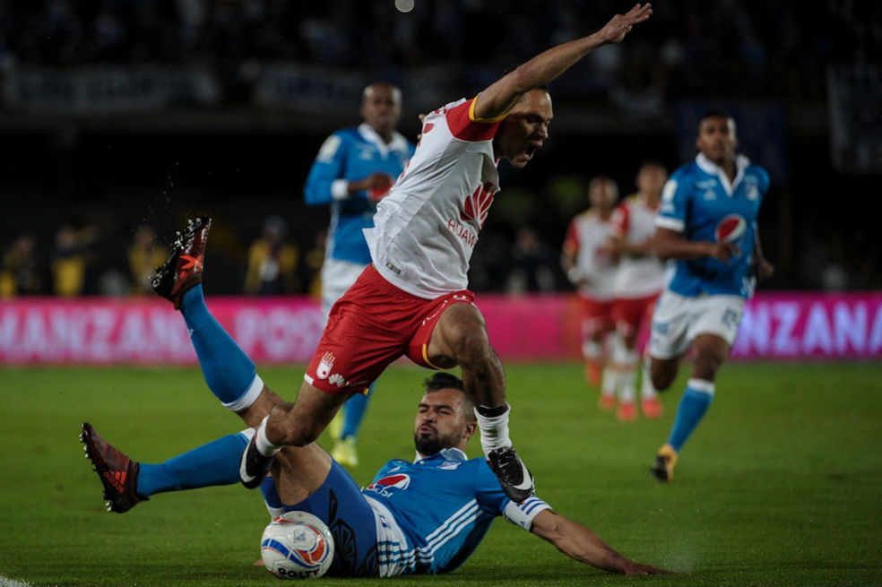 Las mejores imágenes del primer partido de la final entre Millonarios y Santa Fe