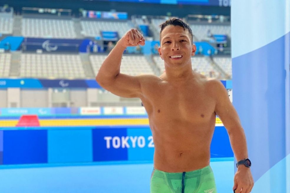 Nelson Crispín, el nadador que ya no le teme al agua