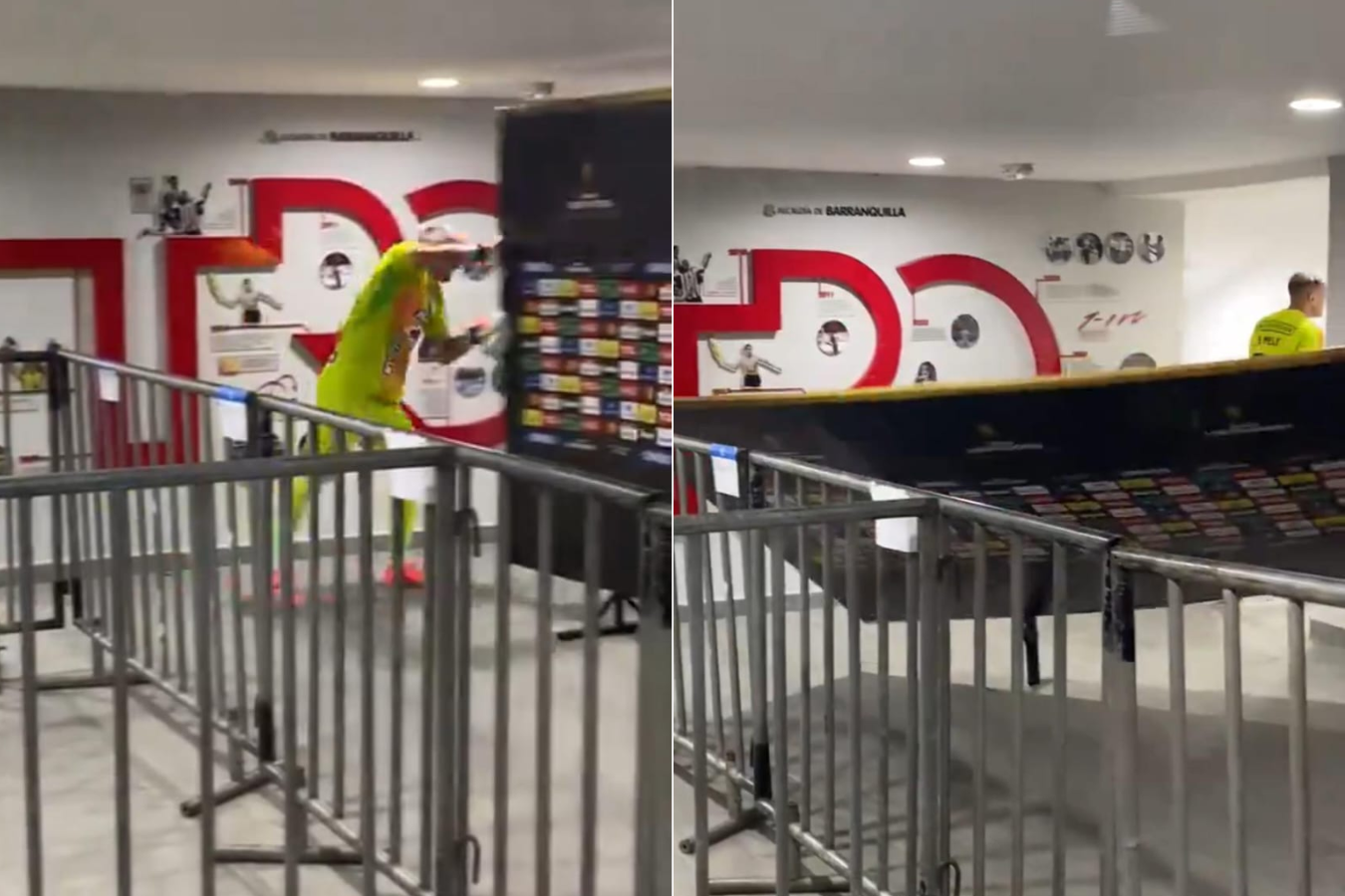 Así reaccionó el arquero Santiago Mele tras la eliminación de Junior: video