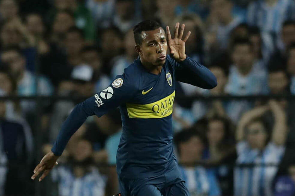 El anitoqueño llegó a Argentina en 2018 proveniente de Deportes Tolima. / EFE