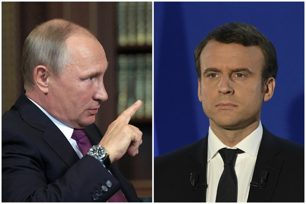 Putin advierte a Macron contra una «acción irreflexiva y peligrosa» en Siria