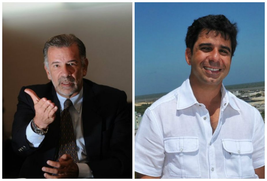 Eduardo Verano, gobernador del Atlántico; y Alejandro Char, alcalde de Barranquilla.