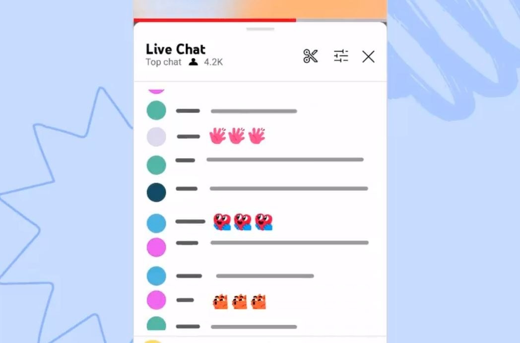 YouTube añade emoticonos personalizados para comentar durante las retransmisiones