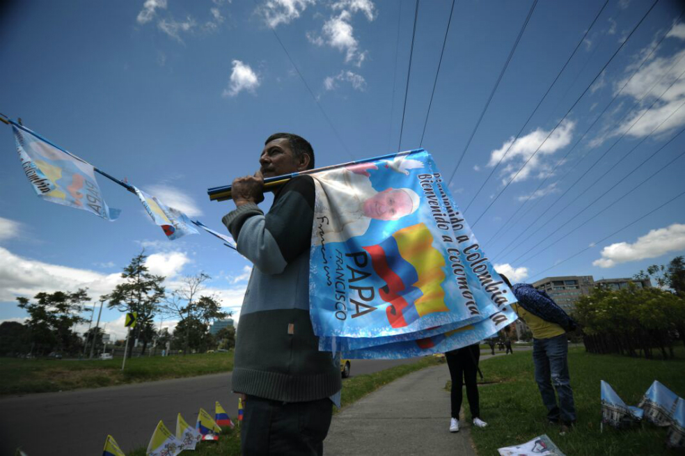 Lista la seguridad de la avenida El Dorado para la llegada del papa