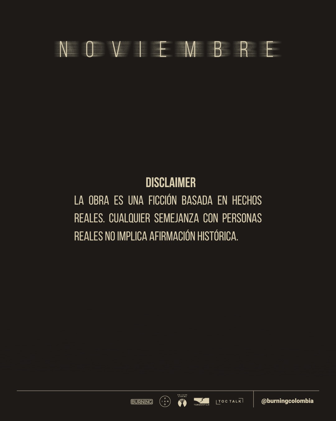 Disclaimer de Noviembre
