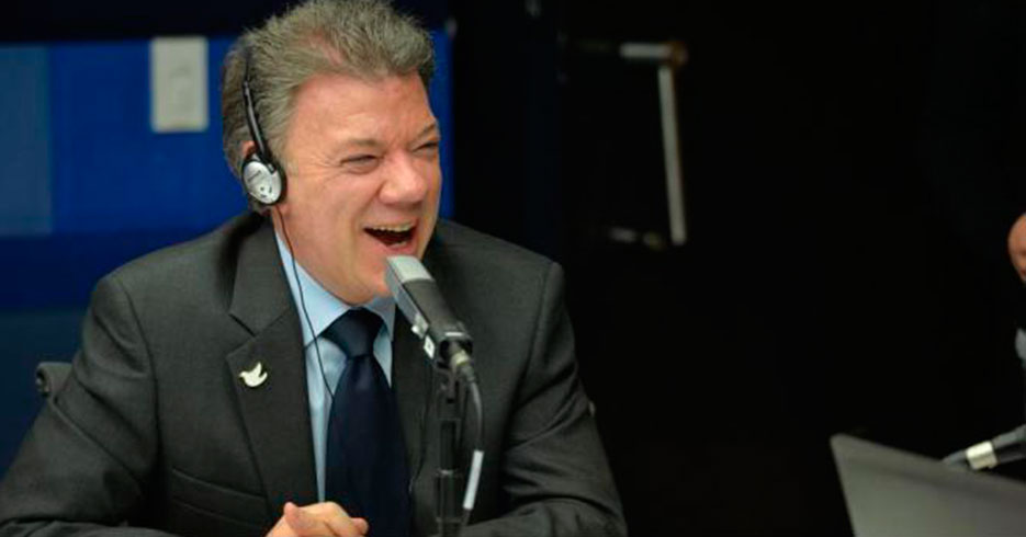 Así fue el detrás de cámaras de la entrevista de Santos en Blu Radio