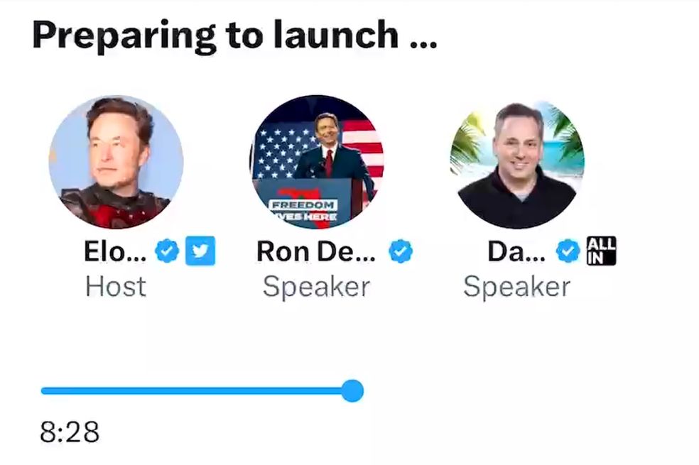 Twitter le falló a Ron DeSantis en la presentación de su candidatura presidencial