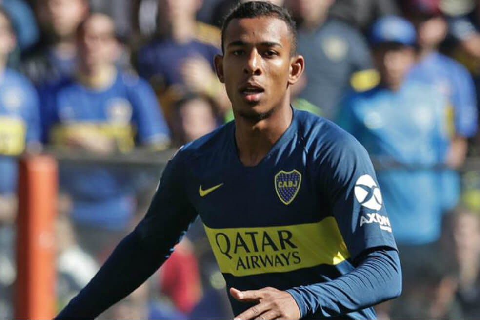 Sebastián Villa, de 22 años, jugador colombiano de Boca Juniors. / AFP