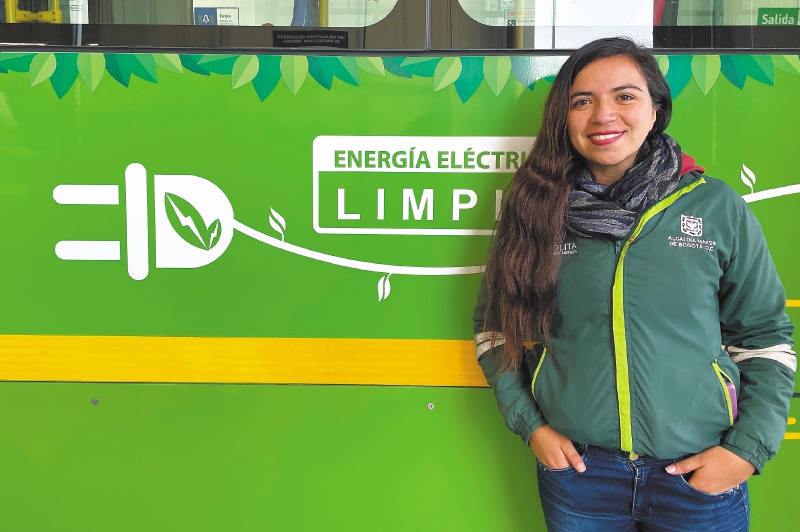 María Fernanda Sierra (30 años), auxiliar de gestión social en La Rolita.  
/ Fotografía de Isabella Bernal