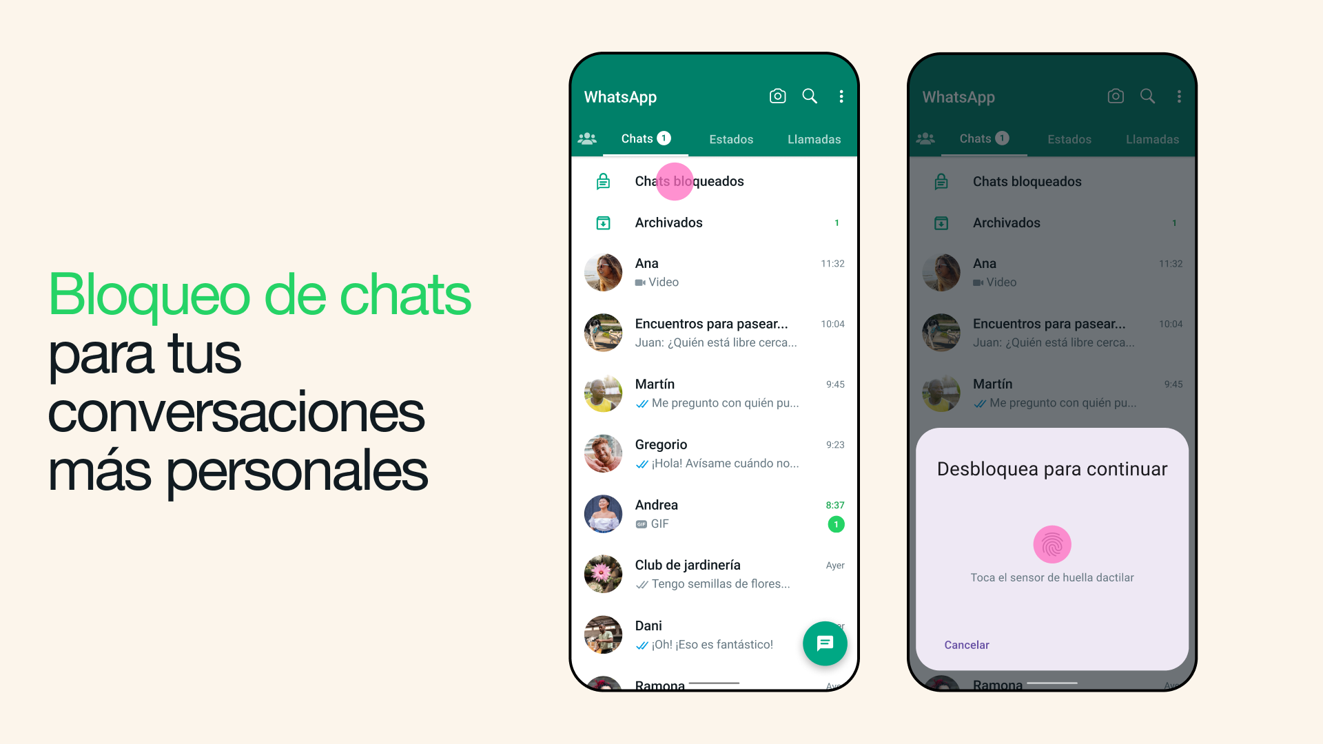 WhatsApp permite proteger chats con contraseña: así funciona la opción bloquear