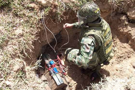 Destruyen 80 artefactos explosivos en Tolima