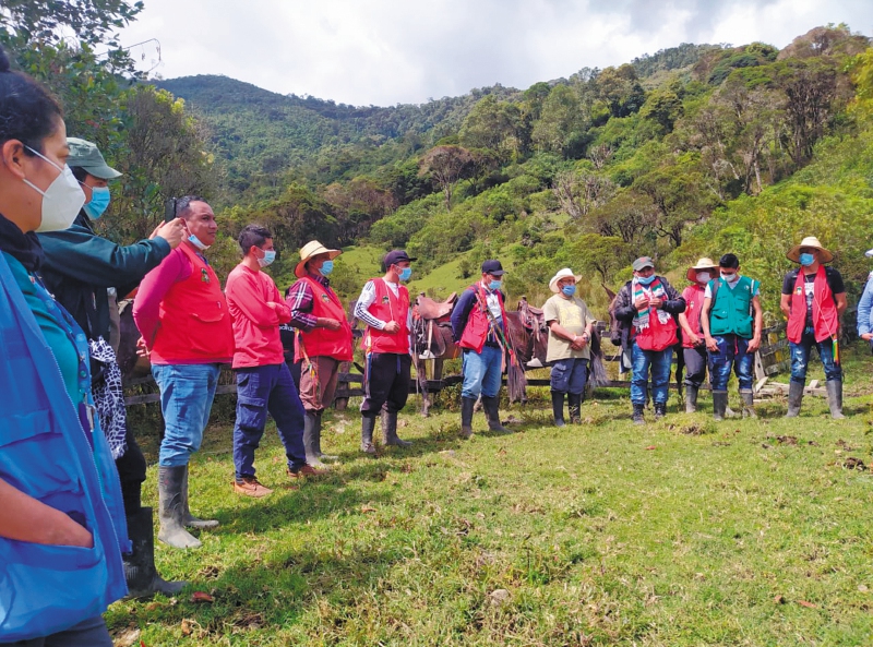 Ex-Farc dan información de minas para devolver predio a comunidad indígena