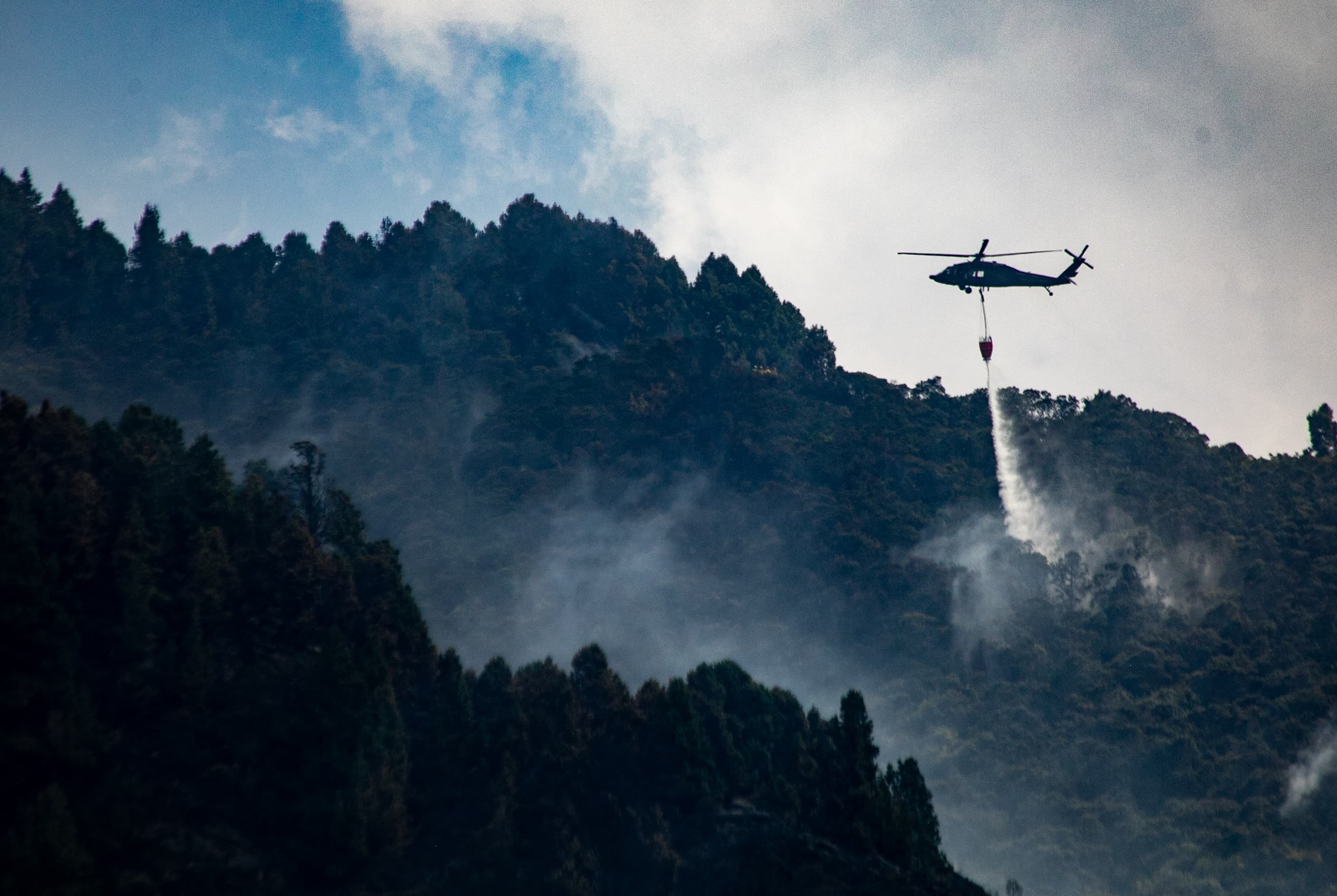 Ejército apoya acciones en Samacá, Boyáca, para apagar incendio