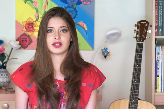 Daniela Aedo, artista mexicana.
