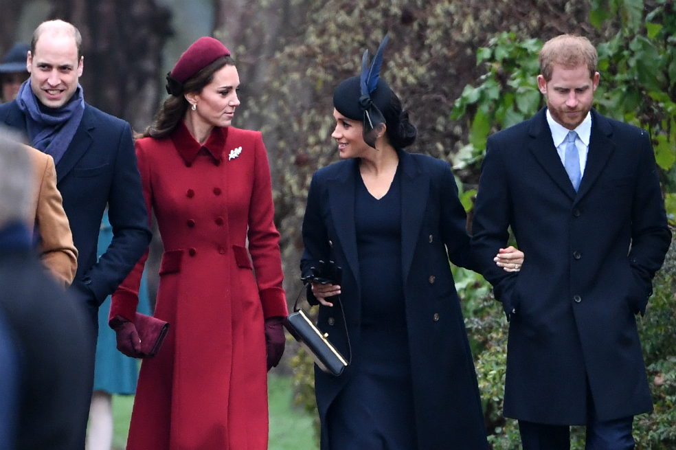 Meghan Markle y la duquesa de Cambridge juntas en celebración navideña