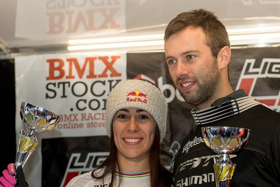La pareja comparte su pasión por el BMX. Los dos han obtenido importantes triunfos en sus carreras profesionales