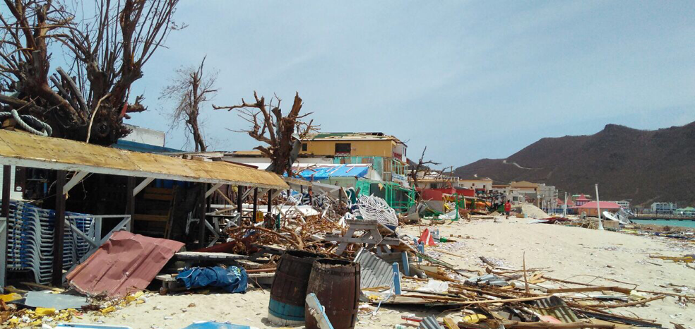 Un colombiano vivió el paso del huracán Irma en la curiosa isla de San Martin