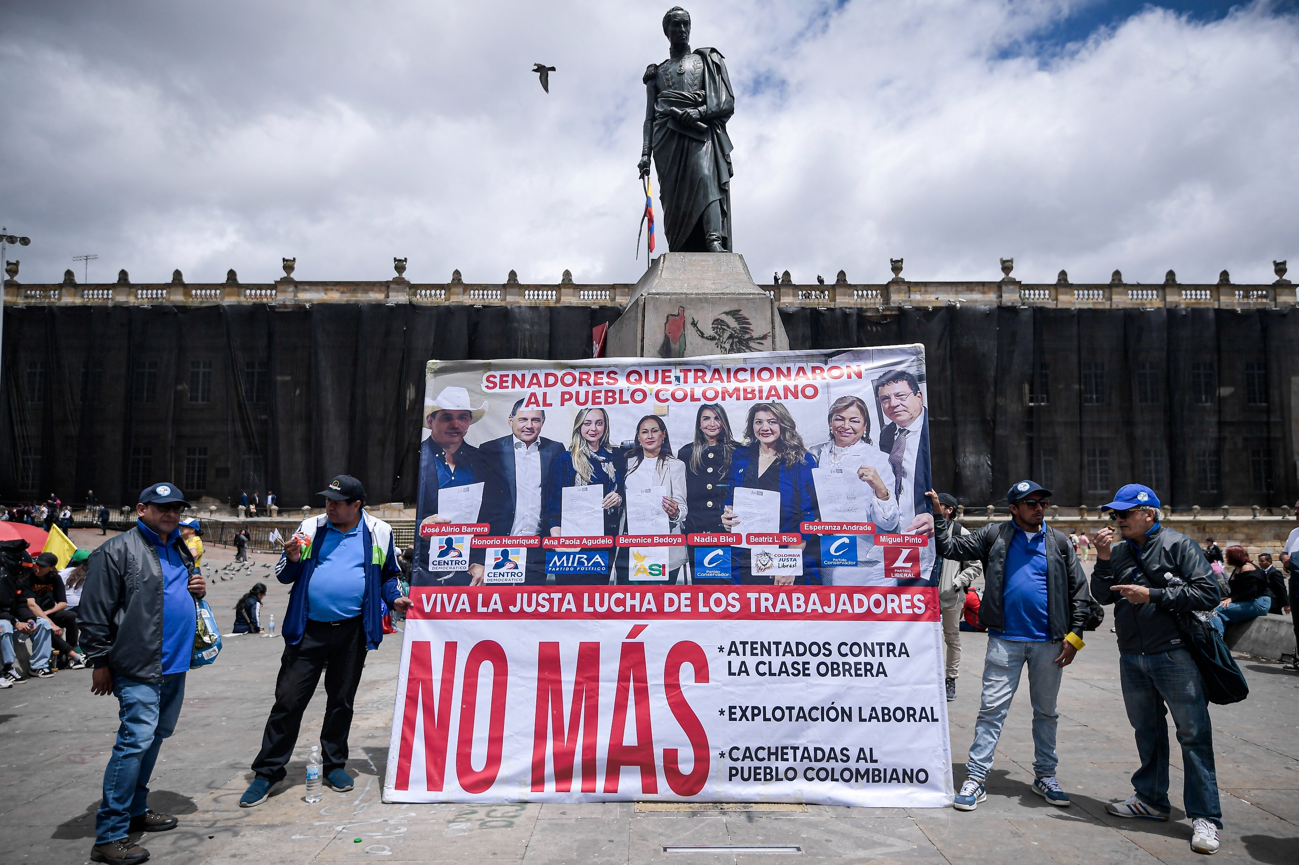 Así transcurrió la primera jornada del paro nacional