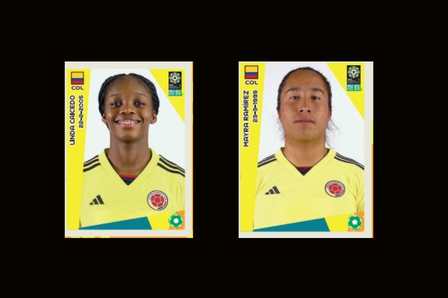 Linda Caicedo y Mayra Ramírez