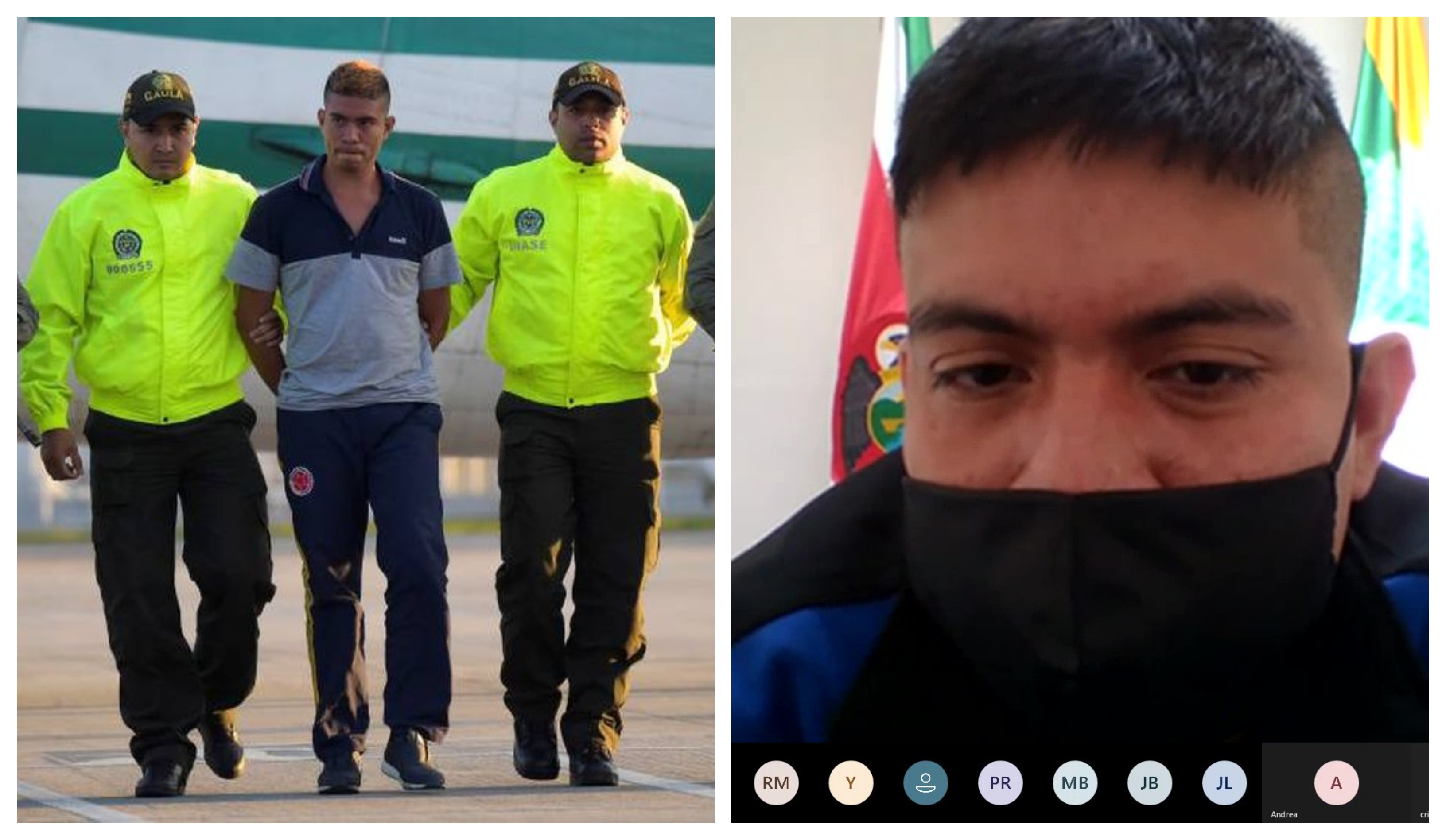Alias "Reinel". En su acto de perdón dijo que no iba a entregar muchos nombres, pues su seguridad estaba en riesgo.