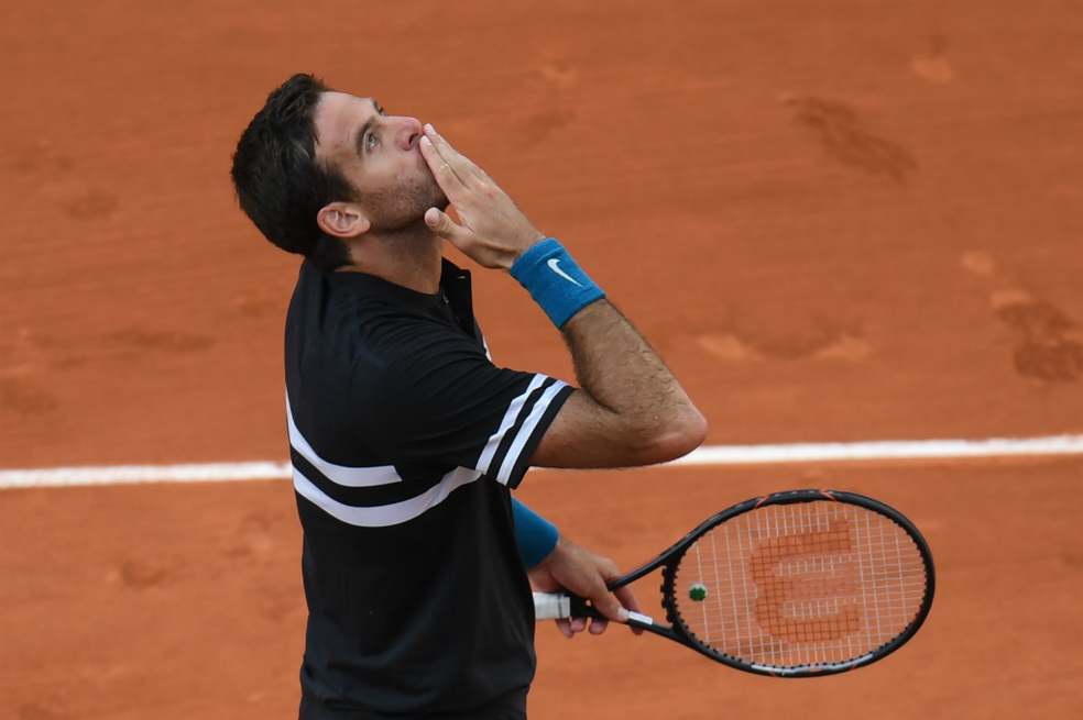 Del Potro vuelve tras seis años a unos octavos de final en Roland Garros