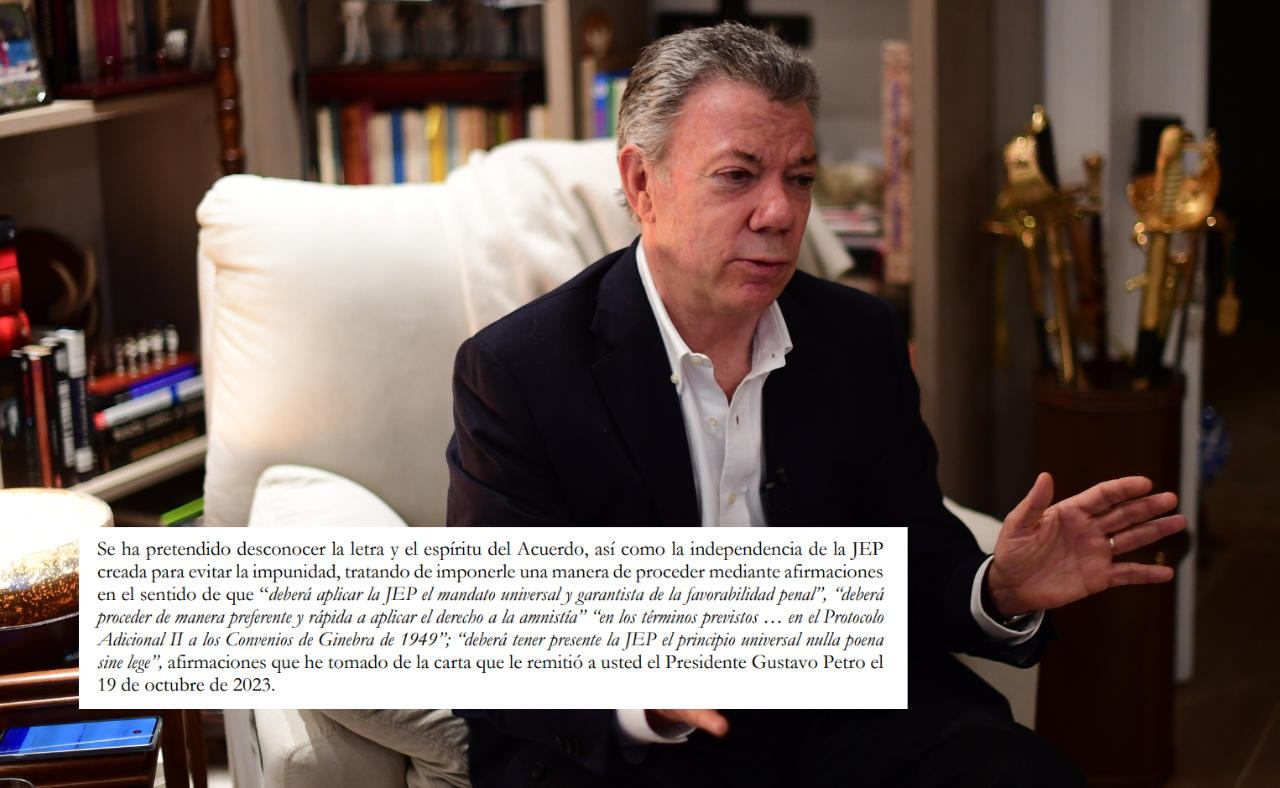 Esta es la carta de Santos a la ONU negando que el Acuerdo hable de una Constituyente