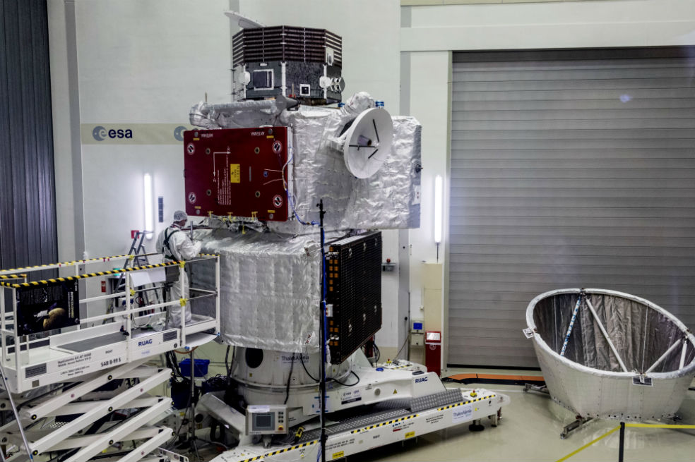 Muestran nave espacial que realizará la primera misión europea a Mercurio