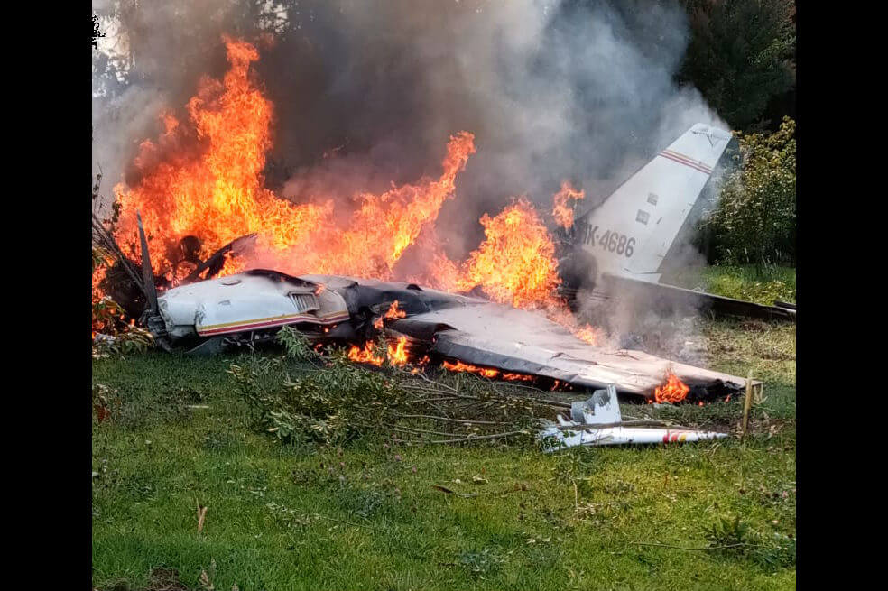 Grave accidente aéreo en Guaymaral deja al menos cuatro víctimas fatales
