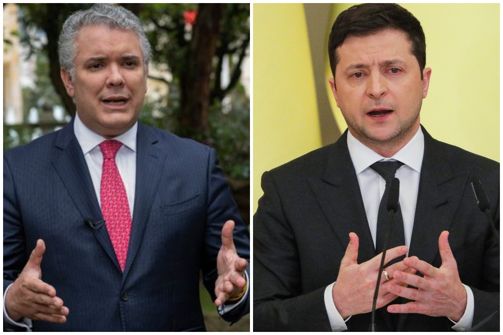 Apoyo humanitario: el centro de la llamada entre Duque y el presidente de Ucrania