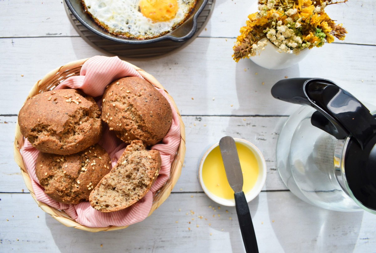 ¿Qué tal una receta de pancitos caseros libres de gluten? Aquí va, paso a paso