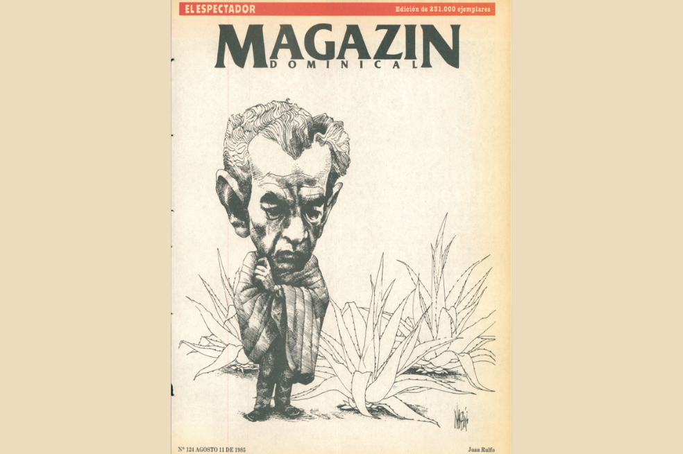 Portada dedicada al escritor, guionista y fotógrafo mexicano, Juan Rulfo.