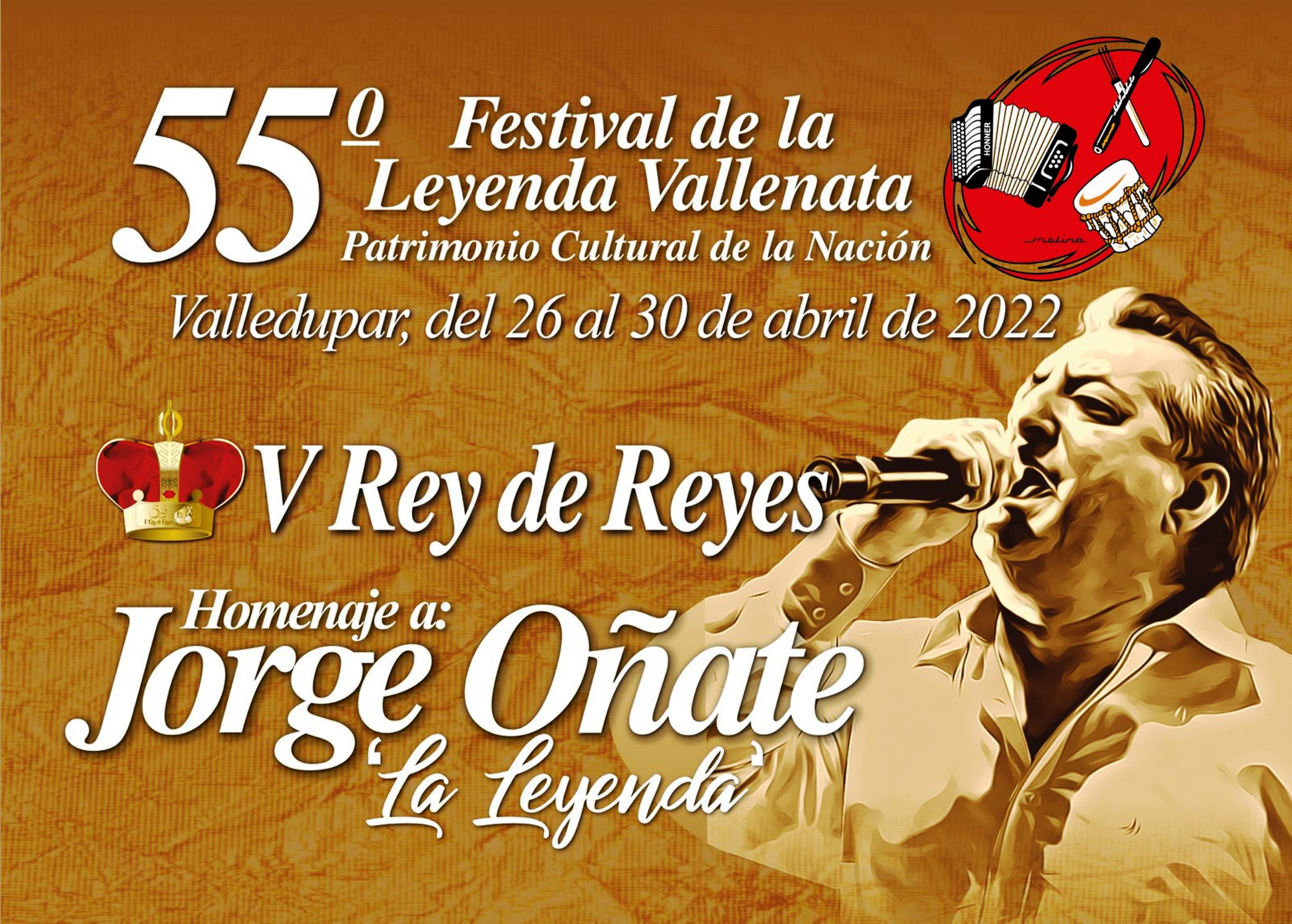 Festival de la Leyenda Vallenata 2022: programación completa de la edición 55