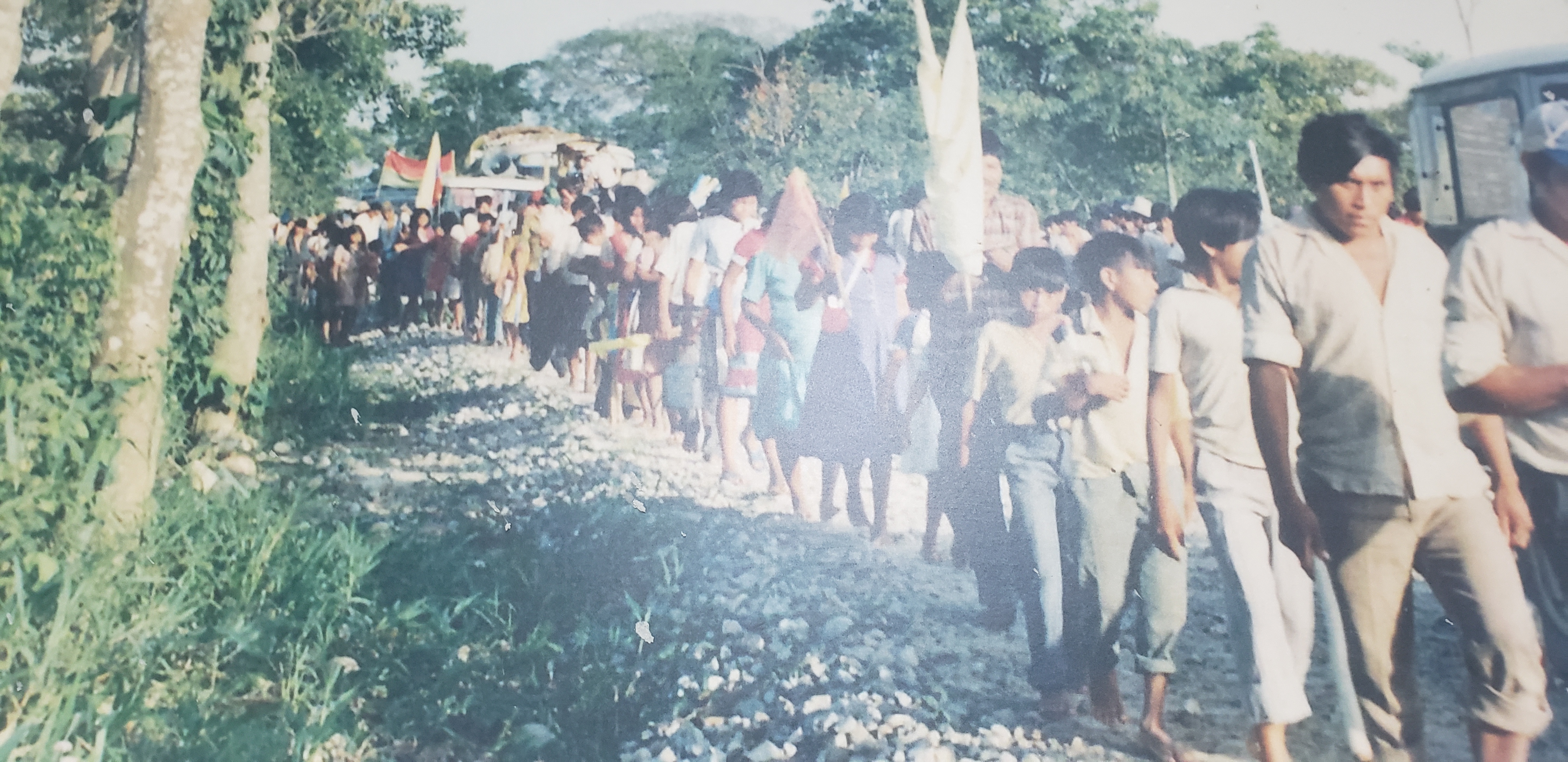 Movilización en Arauca a mediados de los noventa / Archivo de la Fundación Joel Sierra