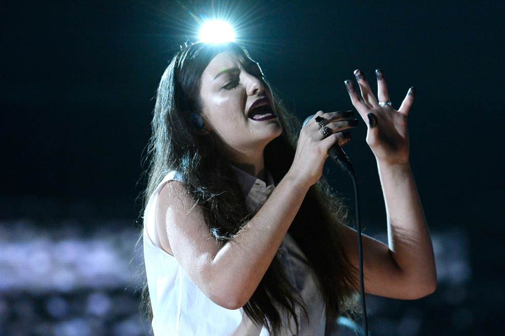 El look gótico de Lorde