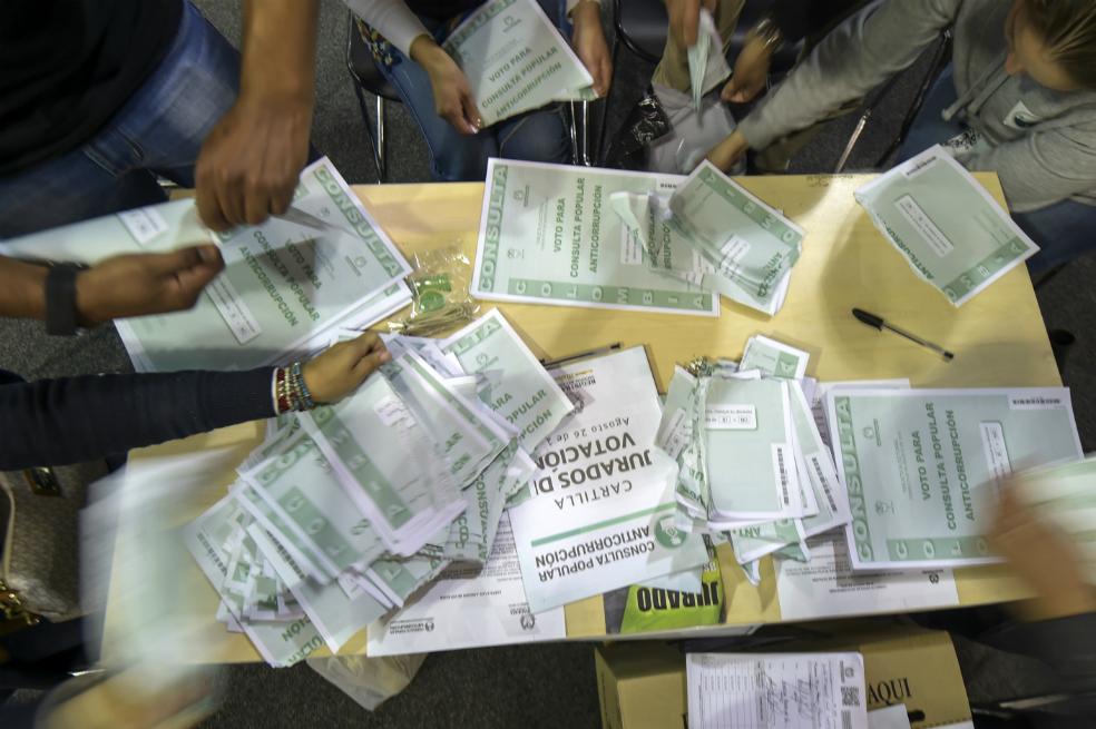«Cada voto es un mensaje claro contra los corruptos»: Transparencia por Colombia