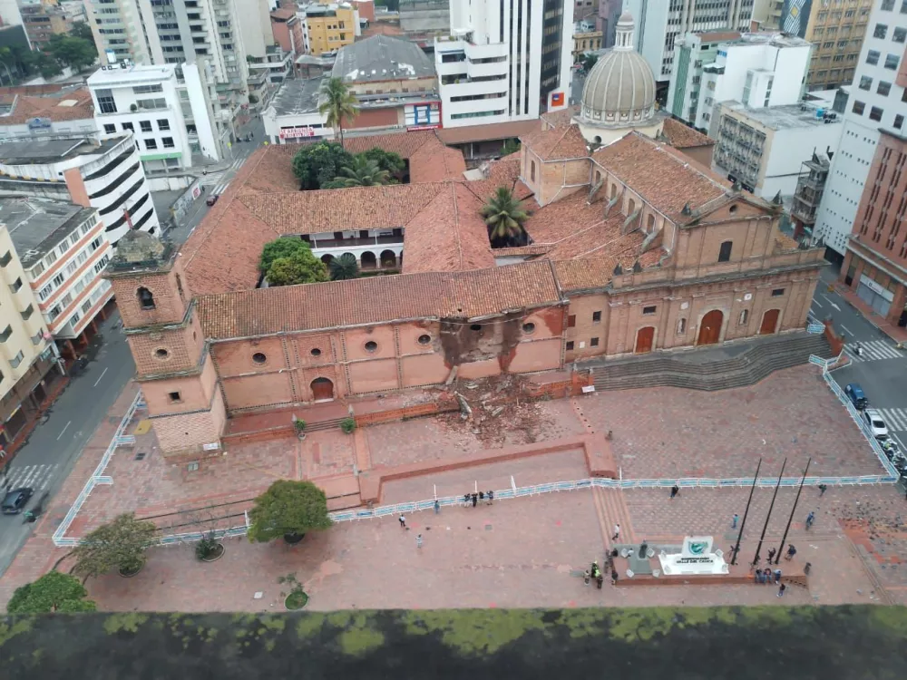 Esto costará la reparación de la iglesia San Francisco en Cali