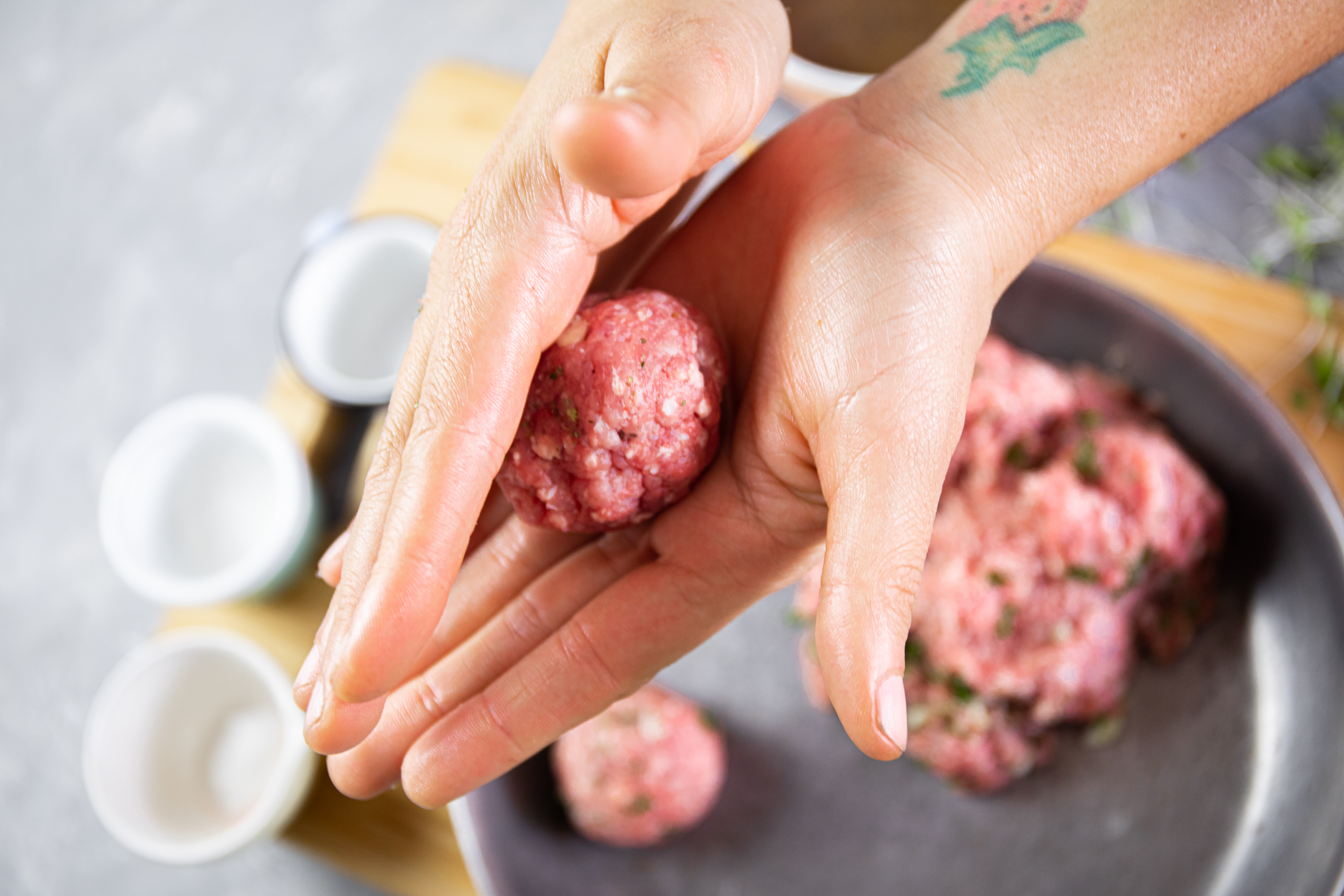 Albóndigas con gravy