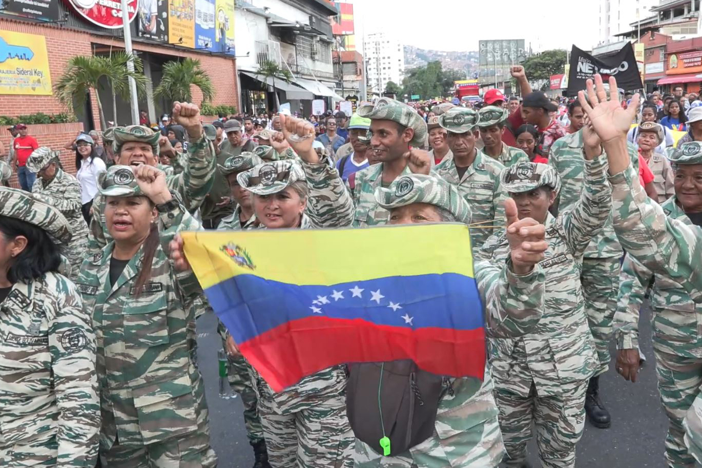 ¿Por qué la Milicia Bolivariana de Venezuela marchó hacia la sede de la ONU?