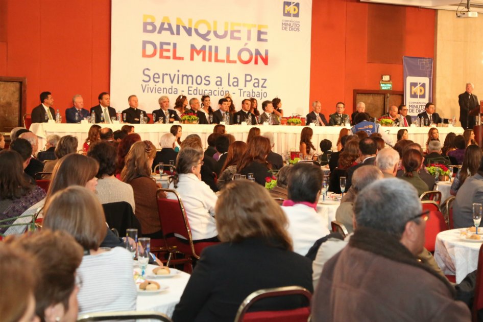 Este jueves se realizará el banquete del millón