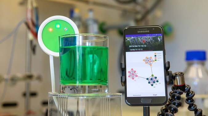La lengua electrónica, Hypertaste, analiza la composición de líquidos en menos de un minuto. / IBM Research